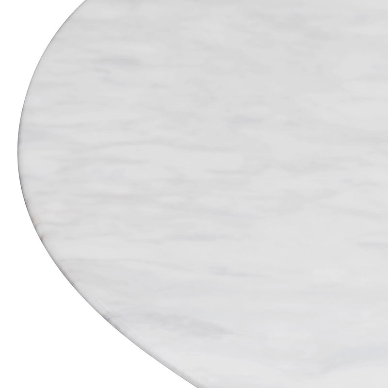 CCF8269-DW 1.3m Marble Top Oval Coffee Table - Natural