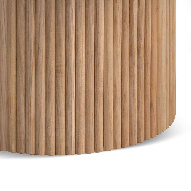 CCF8269-DW 1.3m Marble Top Oval Coffee Table - Natural