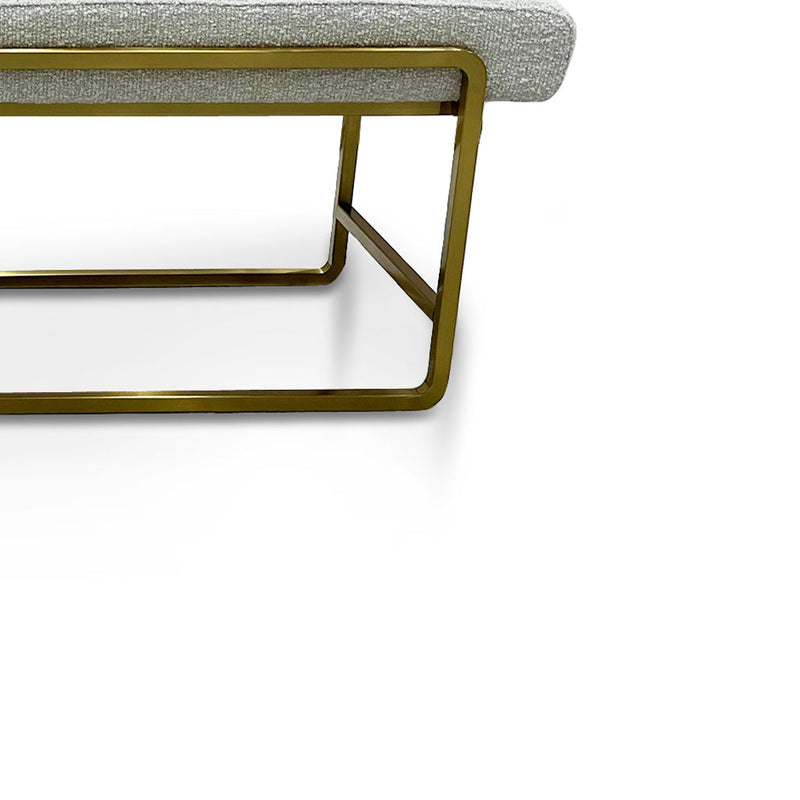 CDB8946-BS 1.52m Bench - Pearl Grey Boucle