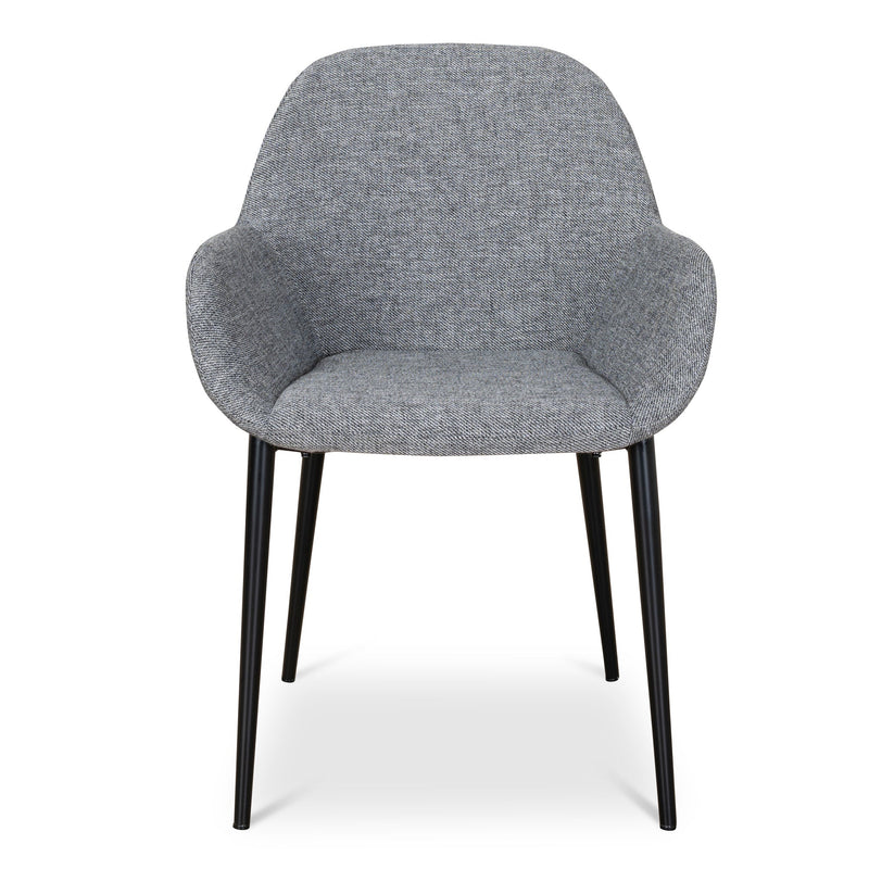 CDC8949-SD Fabric Dining chair - Lava Grey (Set of 2)