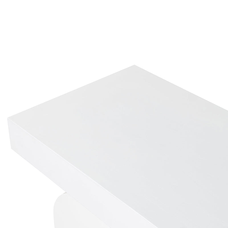 CDT10046-NI 1.9m New Elm Console Table - Full White