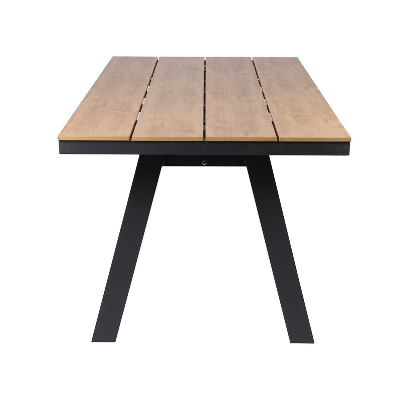 CDT10305-ID 1.8m Charcoal Outdoor Dining Table - Natural