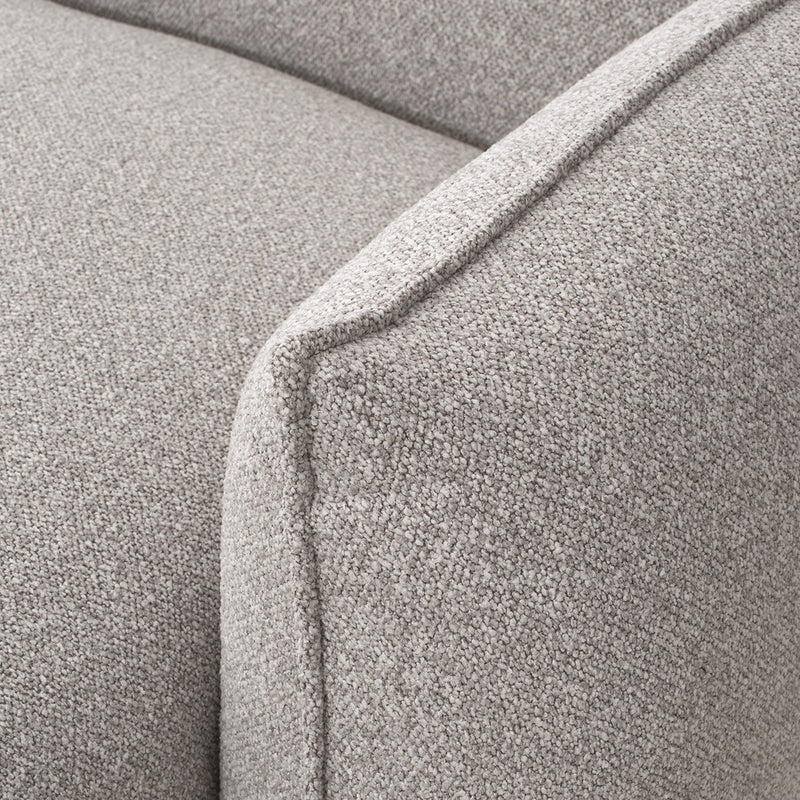 CLC10239-IG 3 Seater Right Chaise Sofa - Clay Grey