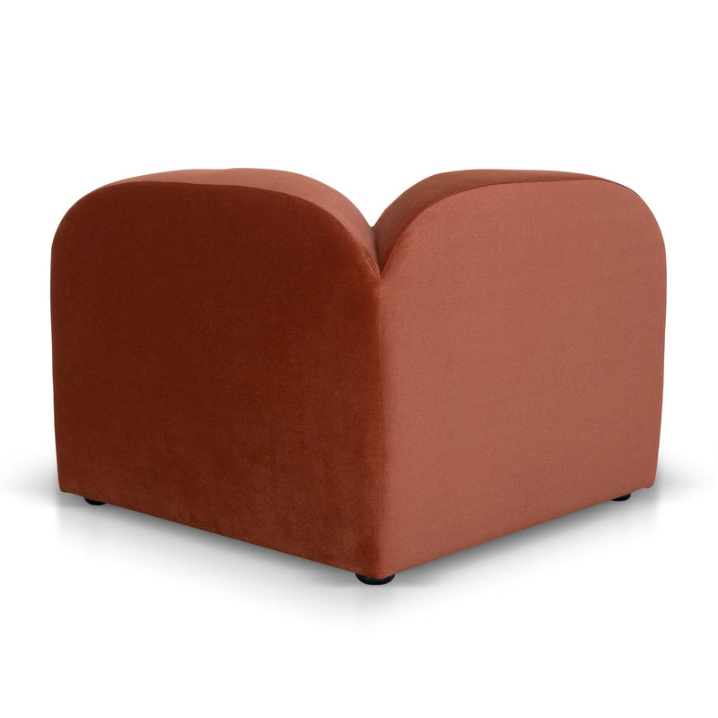 CLC10366-OLS Corner Option for 4 Seater Sofa - Umber Orange