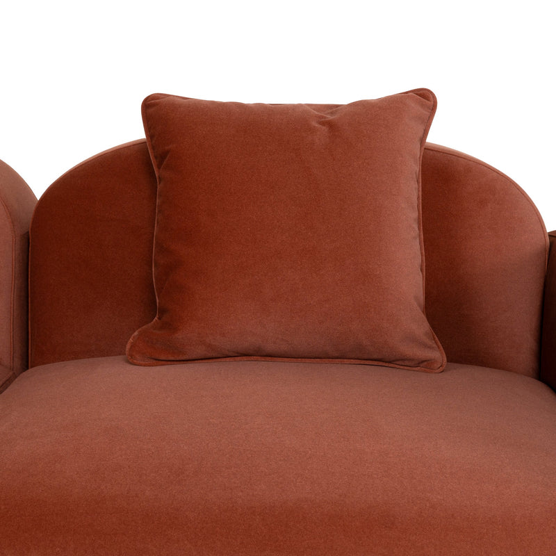 CLC10368-OLS 3 Seater Sofa - Umber Orange