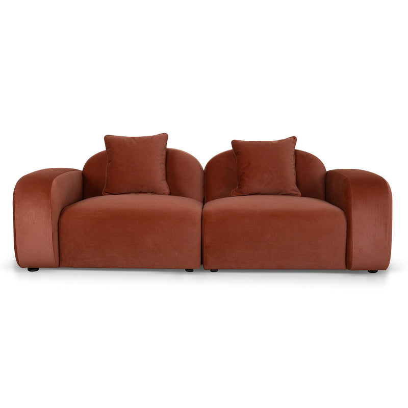 CLC10368-OLS 3 Seater Sofa - Umber Orange