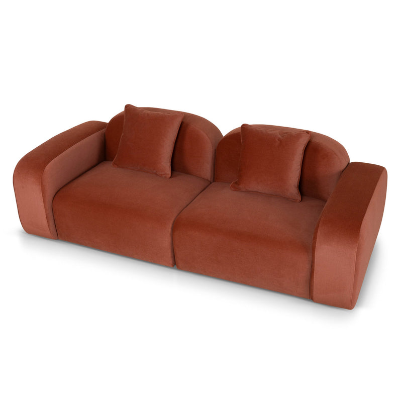 CLC10368-OLS 3 Seater Sofa - Umber Orange