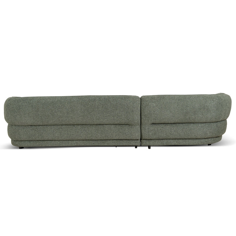 CLC10374-KJ Left Chaise Sofa - Coral Dark Green