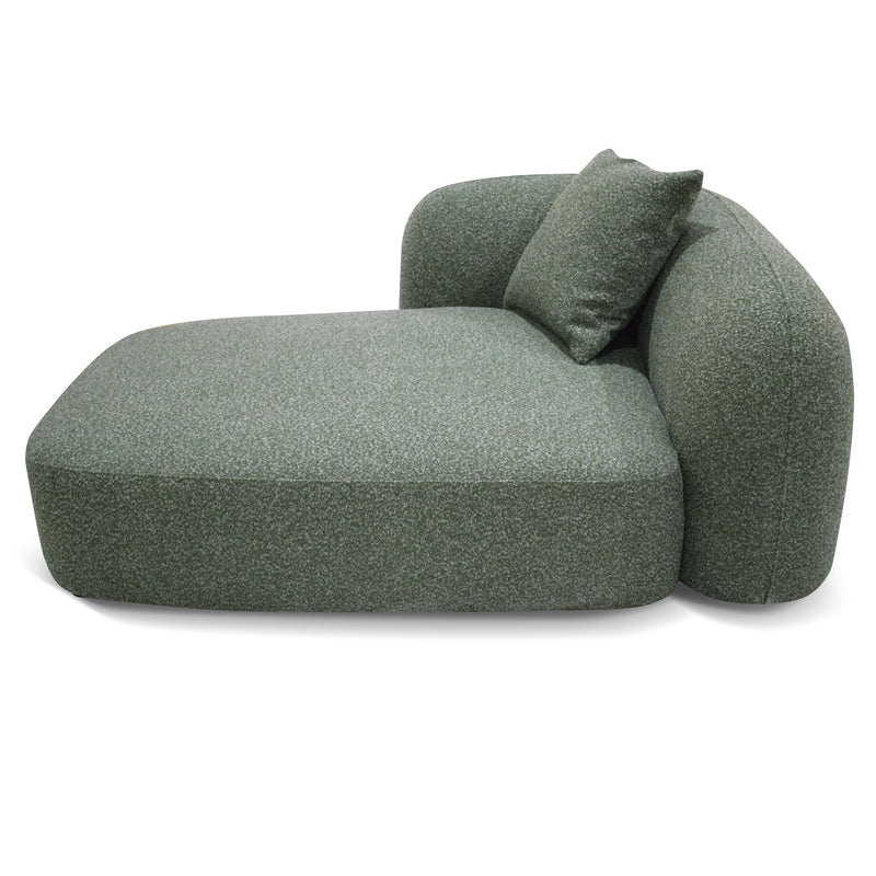 CLC10388-AE 3 Seater Left Chaise Sofa - Amazon Green