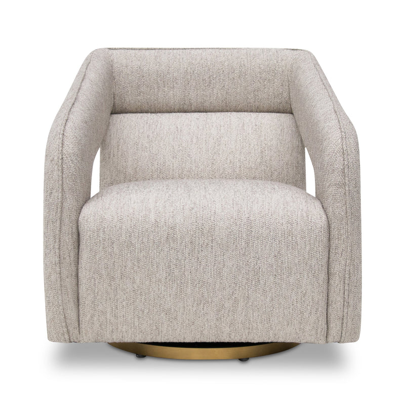 CLC8220-CA Swivel Armchair - Light Grey