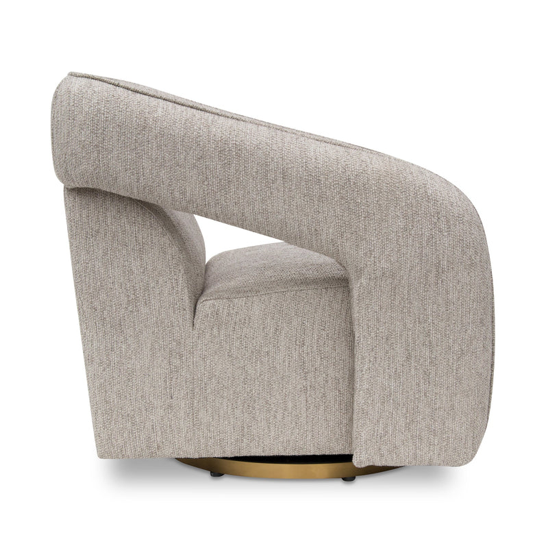 CLC8220-CA Swivel Armchair - Light Grey