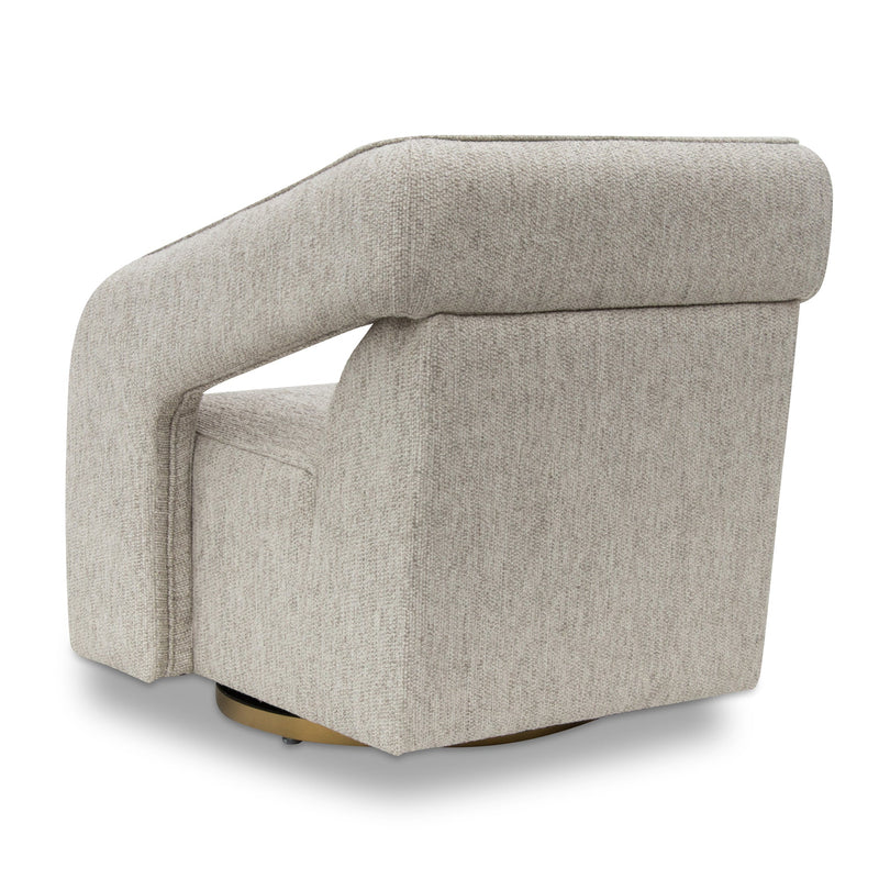 CLC8220-CA Swivel Armchair - Light Grey