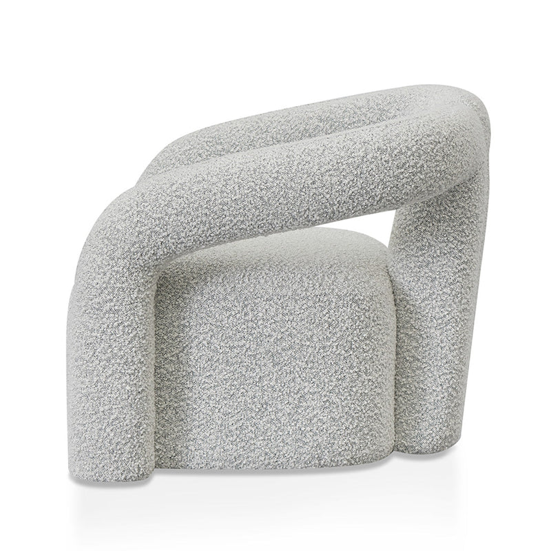 CLC8477-CA Armchair - Charcoal White Boucle