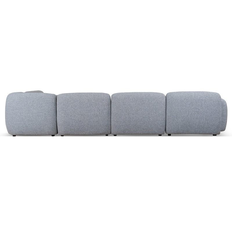CLC8965-KSO Right Chaise Modular Sofa - Glacier Grey
