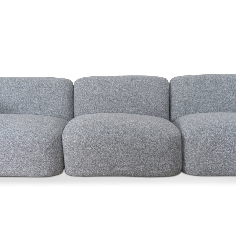 CLC8965-KSO Right Chaise Modular Sofa - Glacier Grey