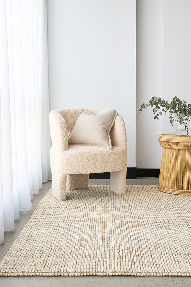 Rug Culture Madras Marlo White