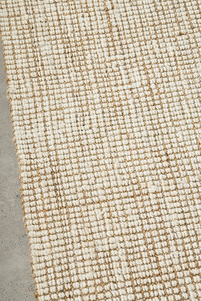 Rug Culture Madras Marlo White