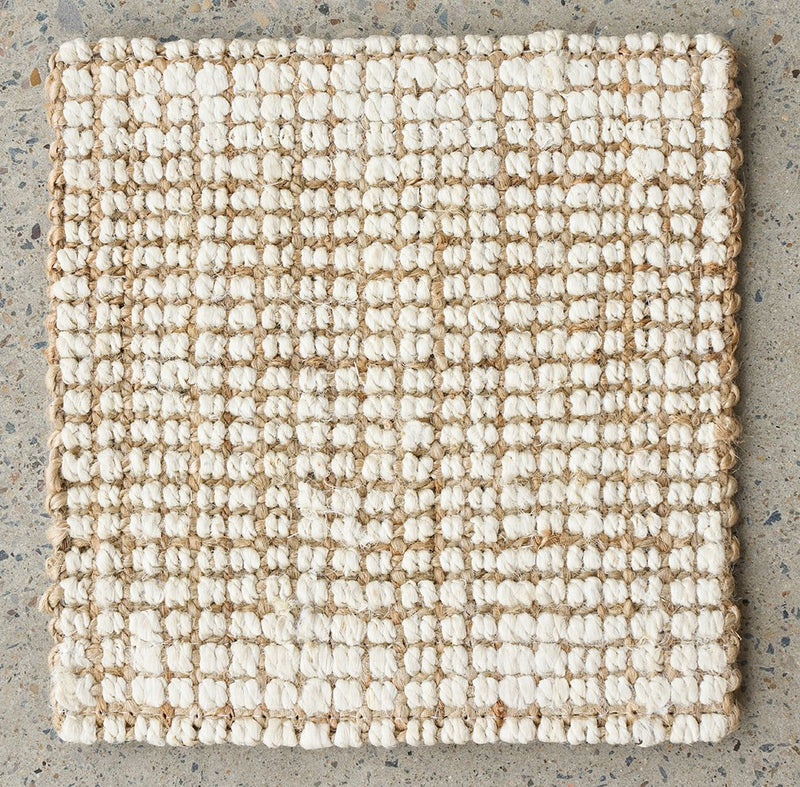 Rug Culture Madras Marlo White