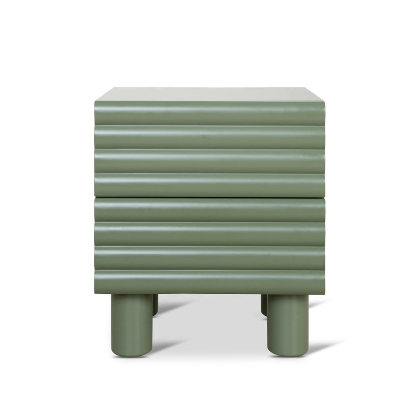 CST10075-KD 48cm Bedside Table - Green