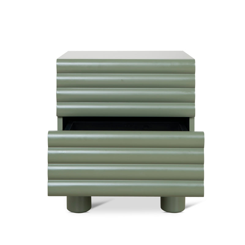 CST10075-KD 48cm Bedside Table - Green
