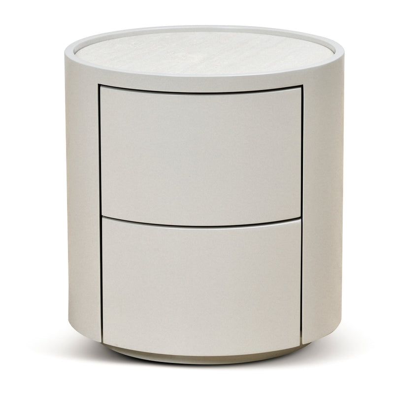 CST8637-IG Bedside Table - Warm Grey