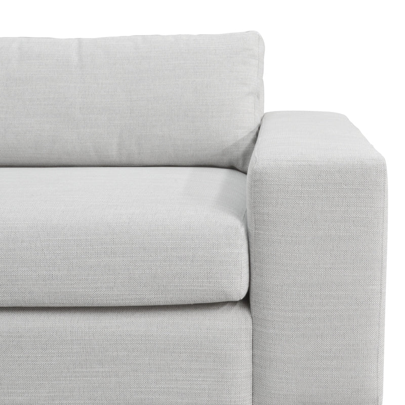 CLC802 3 Seater Sofa With Chaise - Light Texture Grey