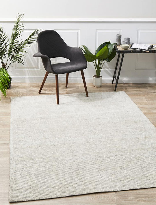 Rug Culture Allure Ivory Cotton Rayon Rug
