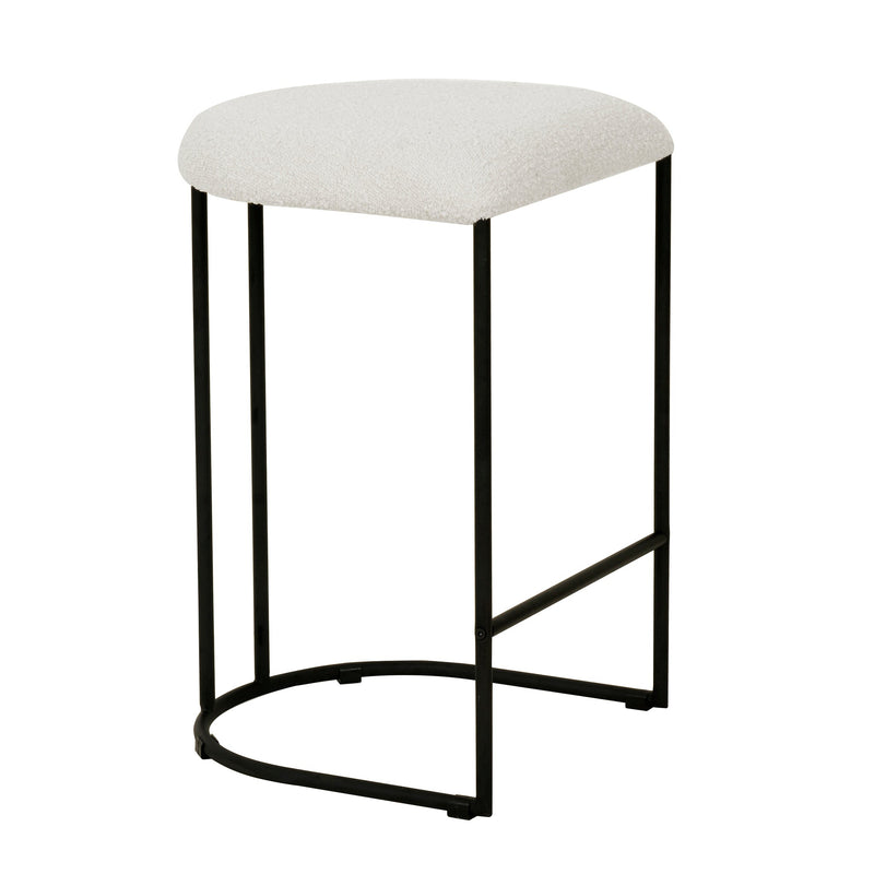 CBS8174-FH 65cm Bar Stool - Ivory White Boucle (Set of 2)