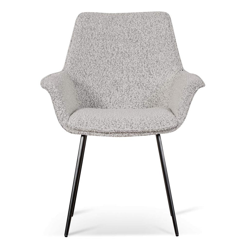 CDC6876-SE - Dining Chair - Pepper Boucle (Set of 2)