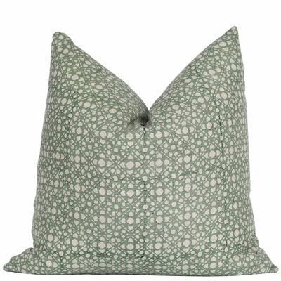 Kali Cushion Eucalyptus (Green) Linen Cushion Decorative