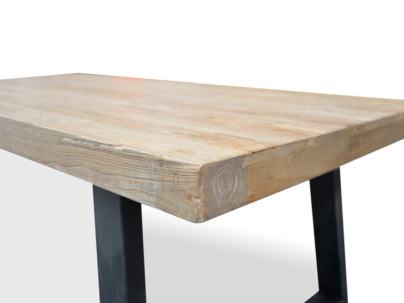 CDT050 1.98m Reclaimed Elm Wood Dining Table