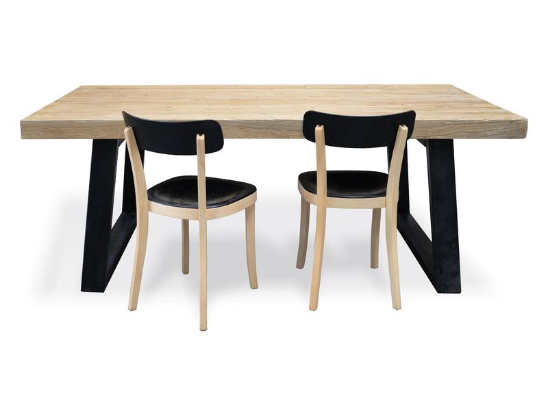 CDT050 1.98m Reclaimed Elm Wood Dining Table