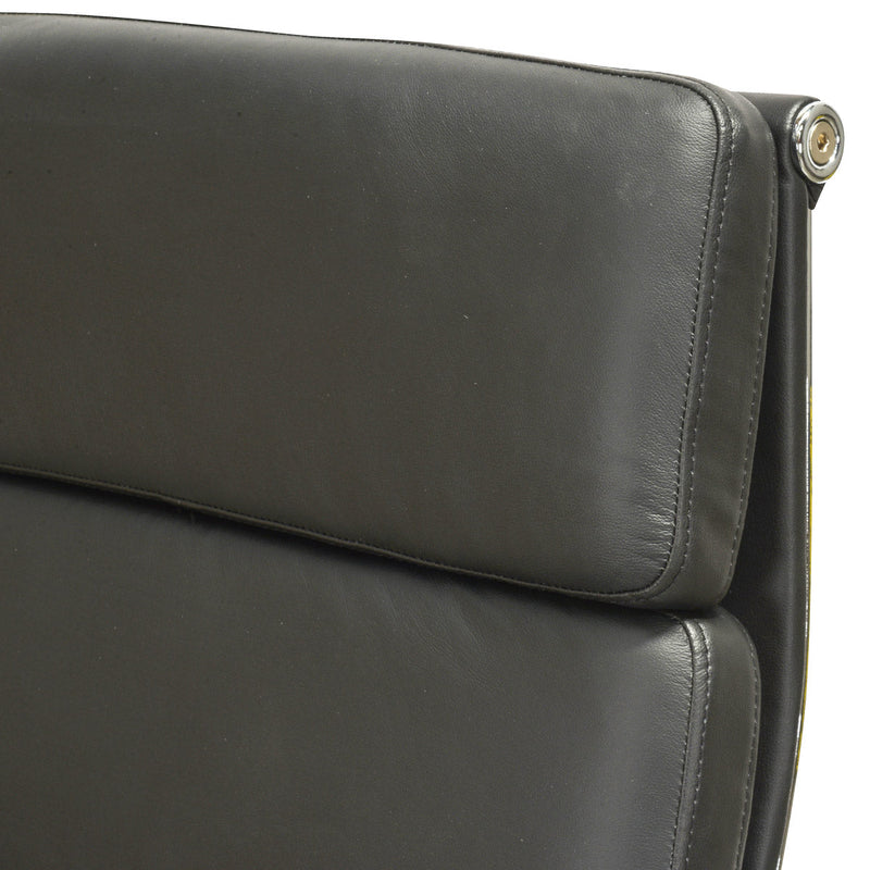 COC104  High Back Office Chair - Black Leather