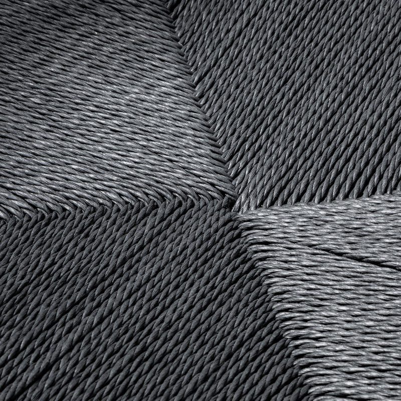 CDC6041-SD - Round Dining Armchair - Full Black (Set of 2)