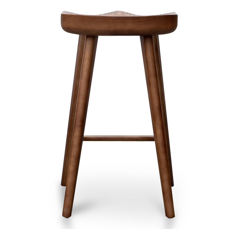 CBS2983-SU 65cm Wooden Bar stool - Walnut (Set of 2)