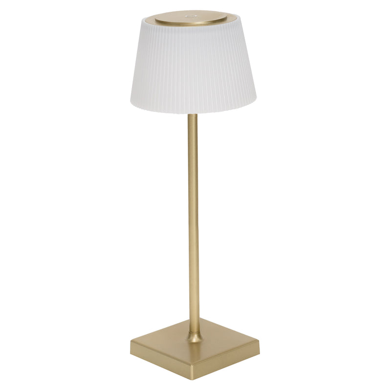 Tate Rechargeable Touch Lamp - Gold Default Title