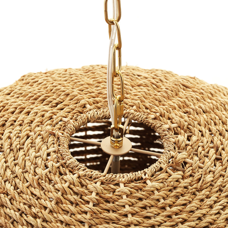 Montego Rattan Pendant - Oval Default Title