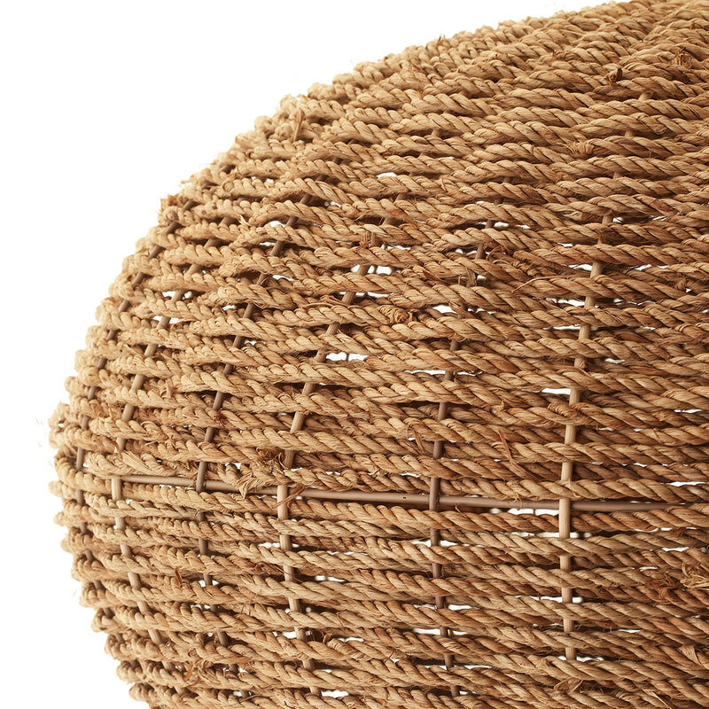 Montego Rattan Pendant - Oval Default Title