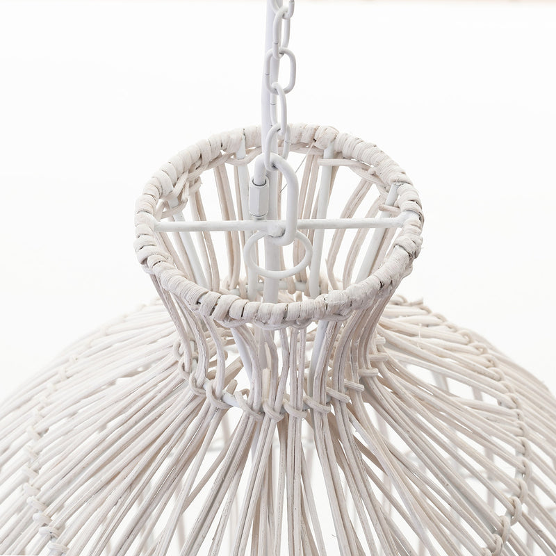 Ventura Rattan Pendant - Bell White Default Title