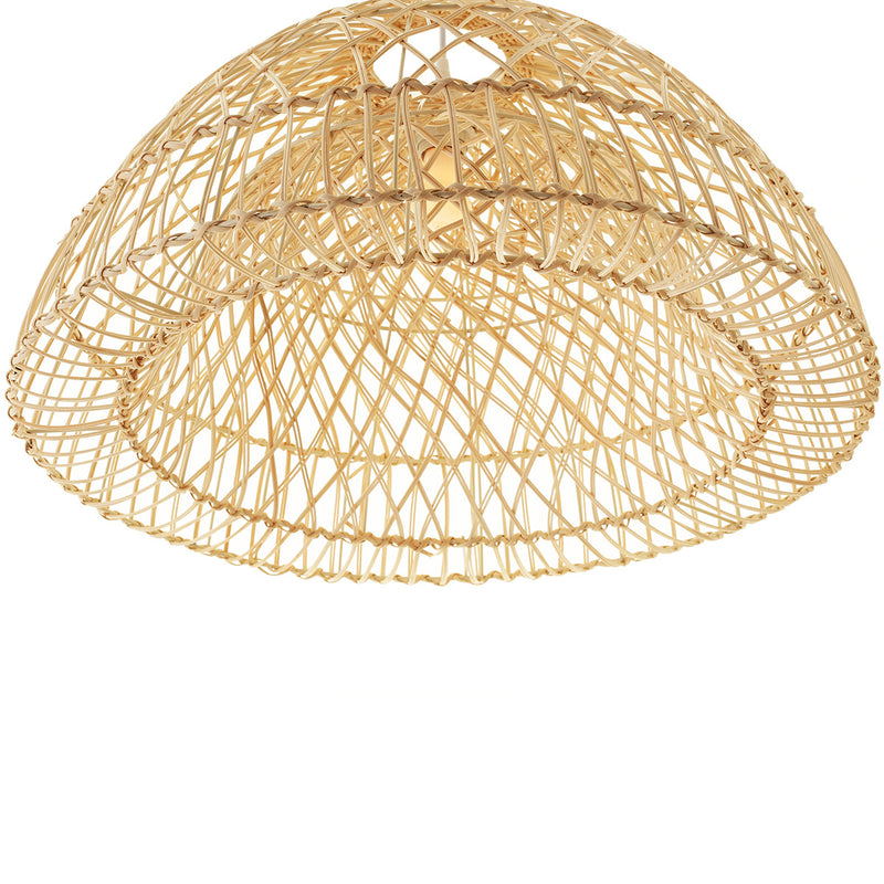 Longport Rattan Pendant - Dome Default Title