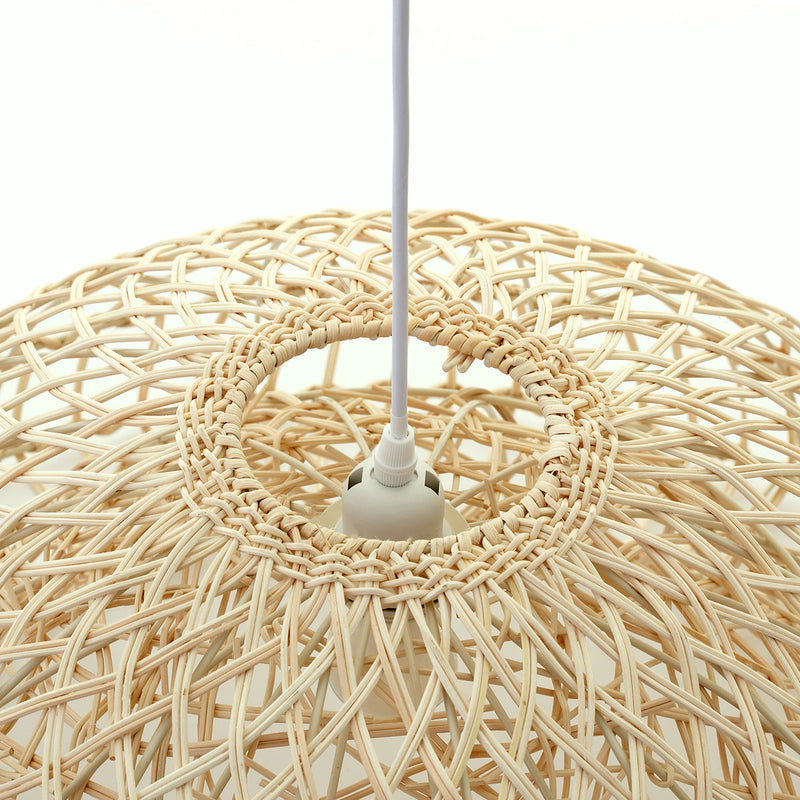 Longport Rattan Pendant - Dome Default Title