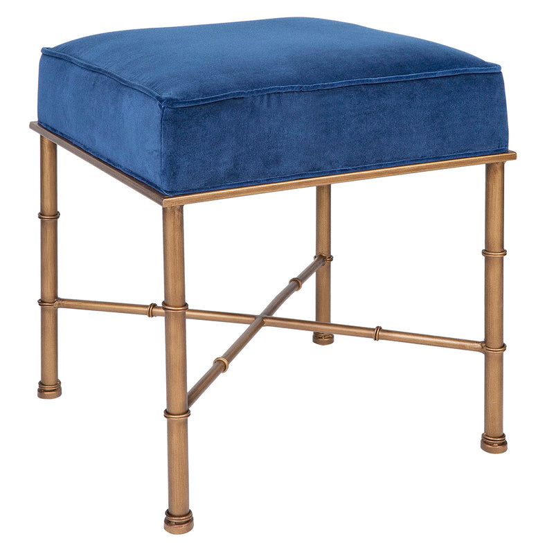 Clara Stool - Blue Velvet Default Title