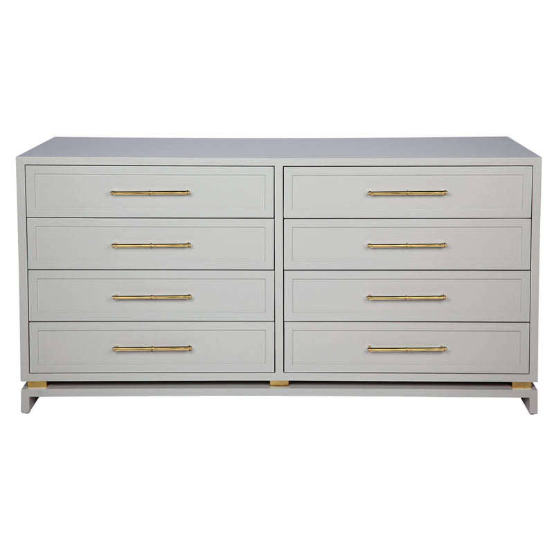 Pearl 8 Drawer Chest - Grey Default Title