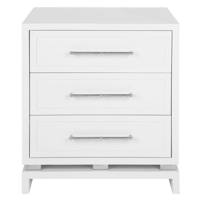 Pearl Bedside Table - Large White Default Title