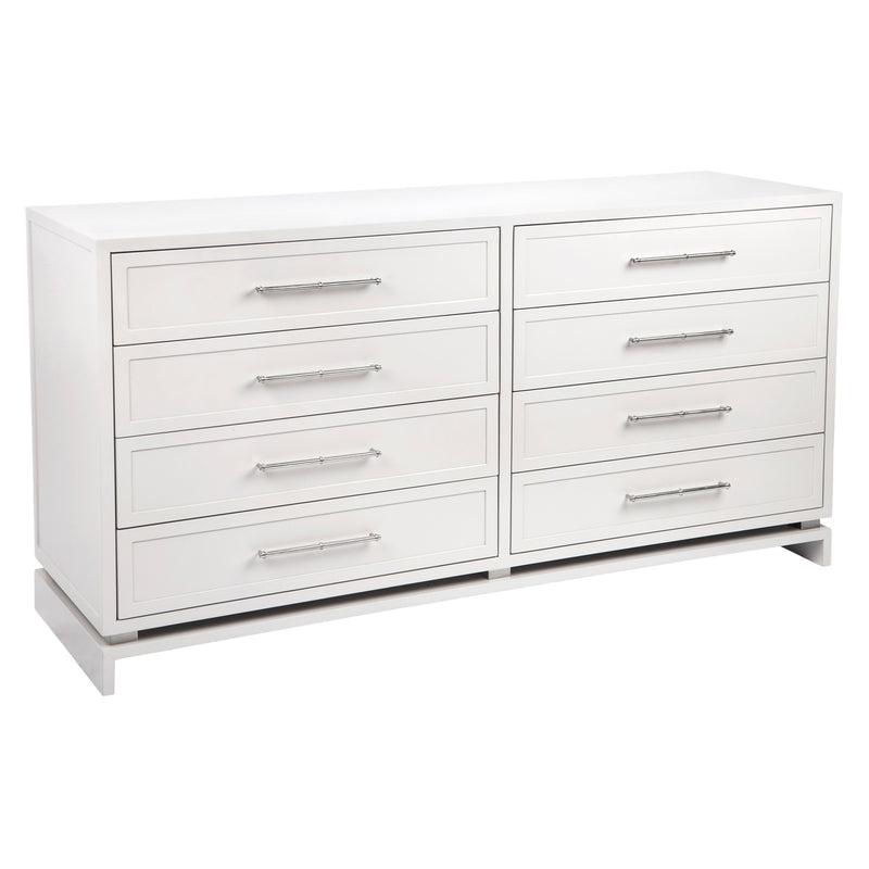 Pearl 8 Drawer Chest - White Default Title