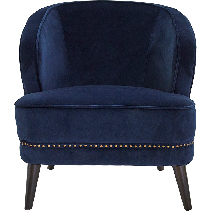 Hallie Arm Chair - Navy Velvet Default Title