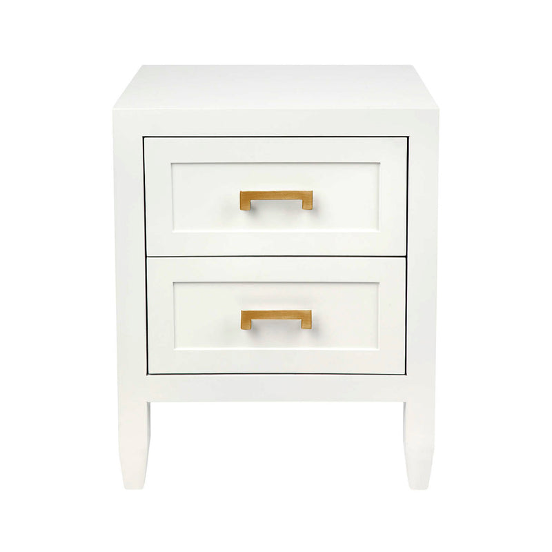 Soloman Bedside Table - Small White Default Title