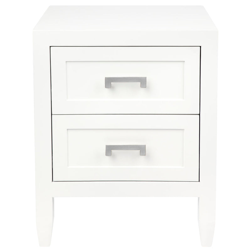 Soloman Bedside Table - Small White Default Title