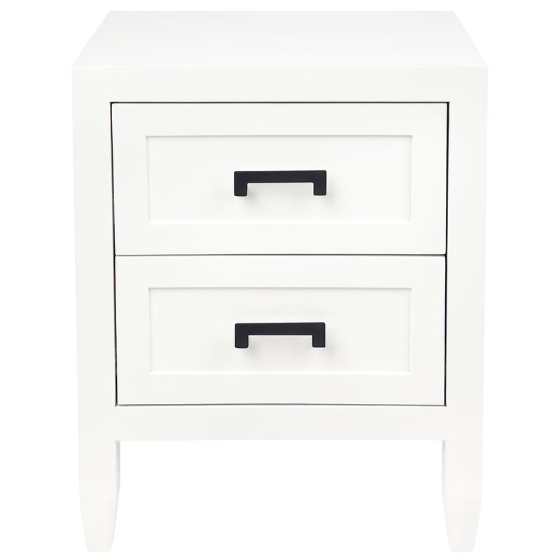 Soloman Bedside Table - Small White Default Title