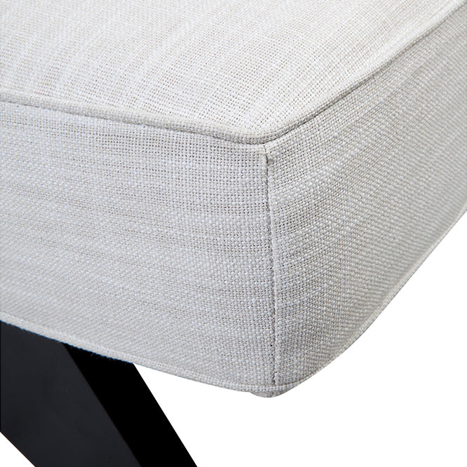 Martyn Slipper Chair - Off White Linen Default Title